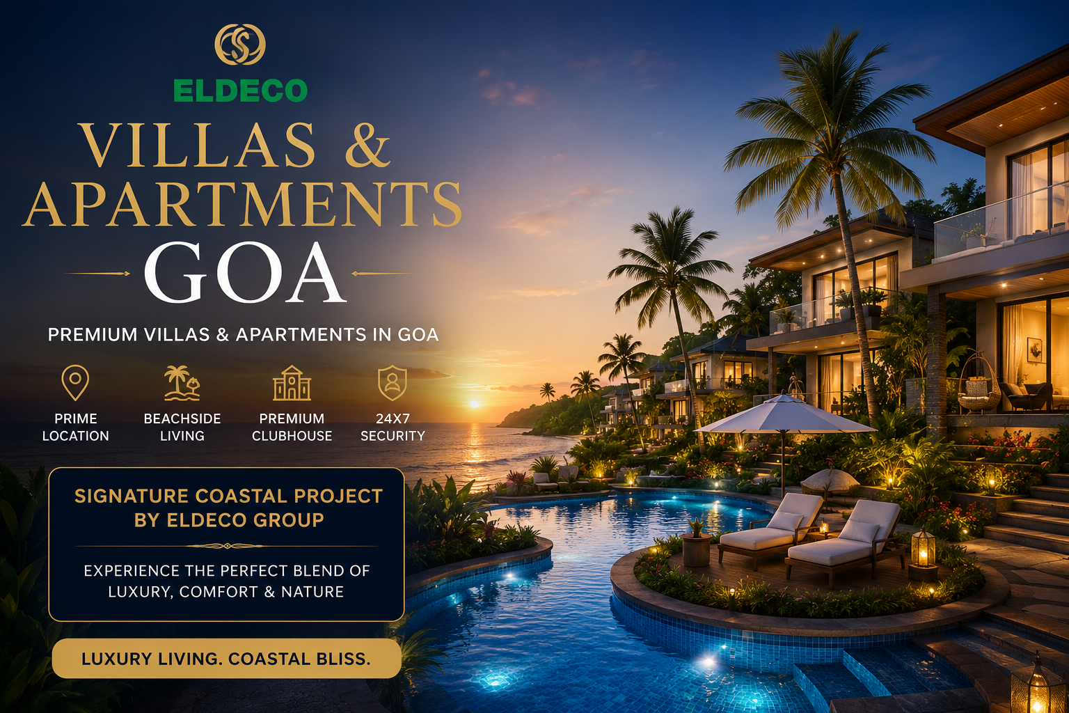 Eldeco Villas & Apartments Goa location